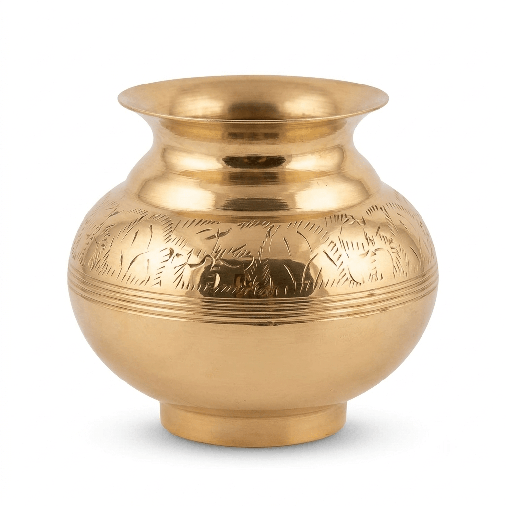 1789121410125 Brass Lota - Image 1