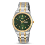Hmt Steel Gold Daytona green Dail Men's Watch