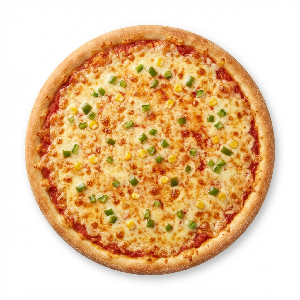 1790411671040 CAPSICUM CORN DOUBLE TOPPING PIZZA - Image 1