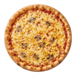 CORN MUSHROOM DOUBLE TOPPING PIZZA