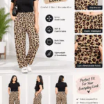 Tiger print Stretchable lower