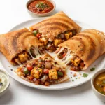 MIX CHEESE PANEER SCHEZWAN DOSA