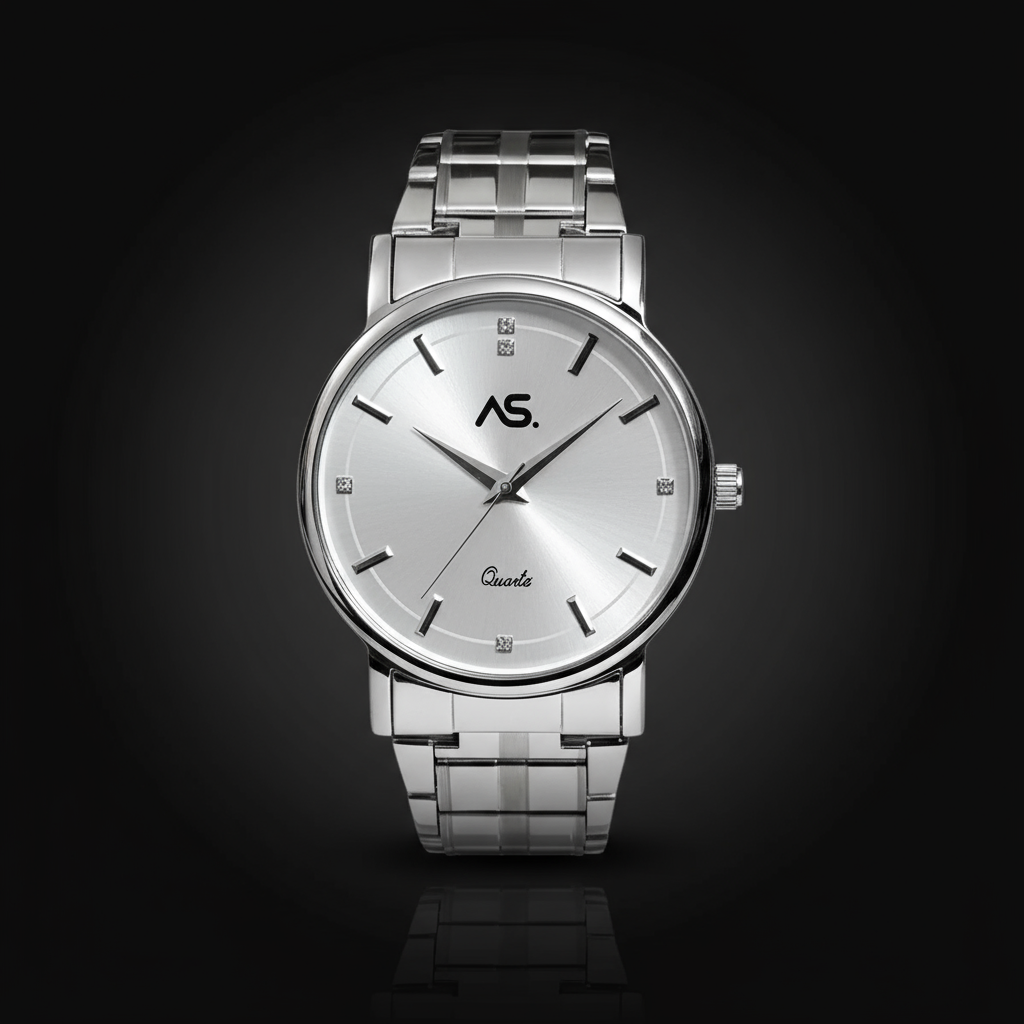 Ashoka World Elite Series Silver Ashoka Elite Series — Silver Quartz Bracelet Watch - Image 1