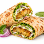 Veggie Wrap (Aloo Tikki, Mint, Onion Mayonise)
