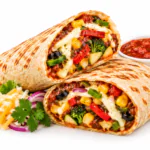 Veg. Mexican Salsa Wrap (Cheese Slive, Seasonal Veggie, Tangy Salsa Sauce)