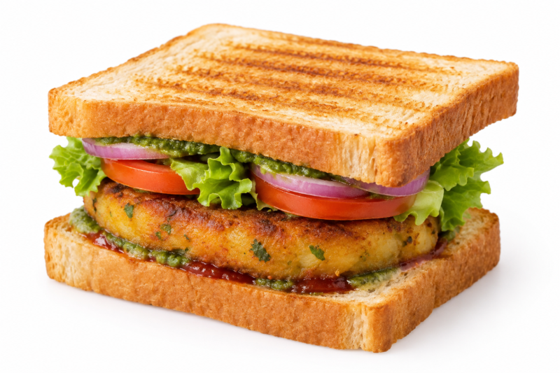 Aloo patty sandwich - Image 2
