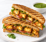 Marine paneer sandwich