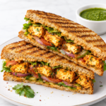 Marine paneer sandwich