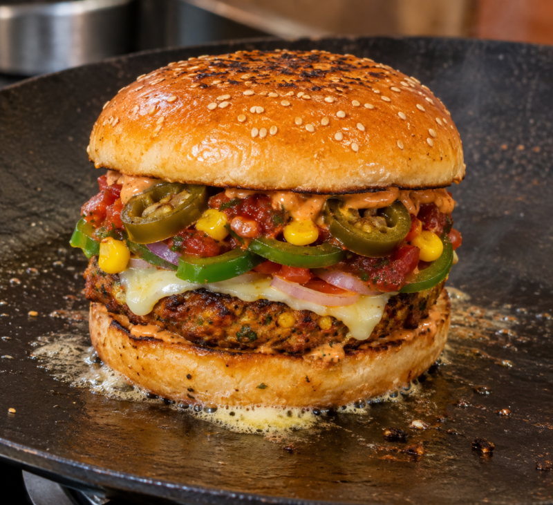 Mexican burger tawa - Image 2