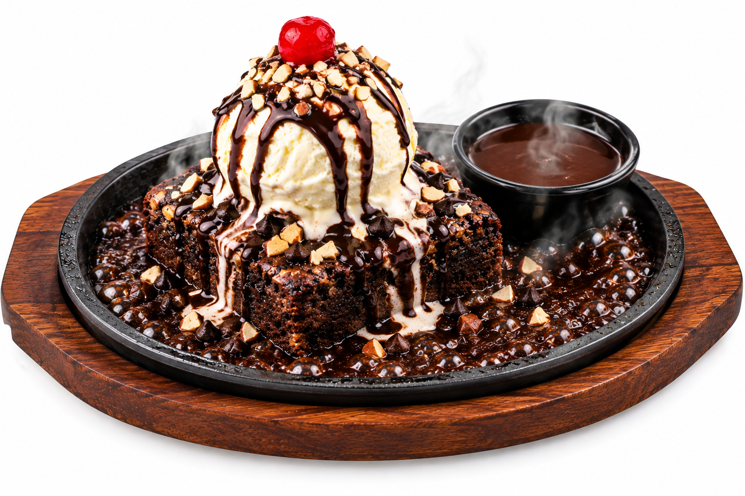 ChatGPT Image Sep 23, 2026, 04_37_42 PM Brownie with ice Cream Sizzler - Image 1
