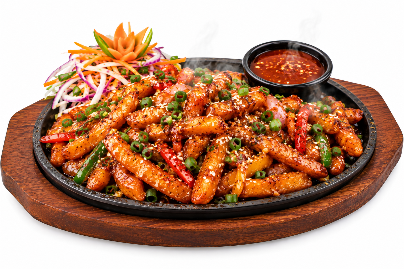 ChatGPT Image Sep 23, 2026, 04_39_49 PM Honey chilli Potato Sizzler - Image 1