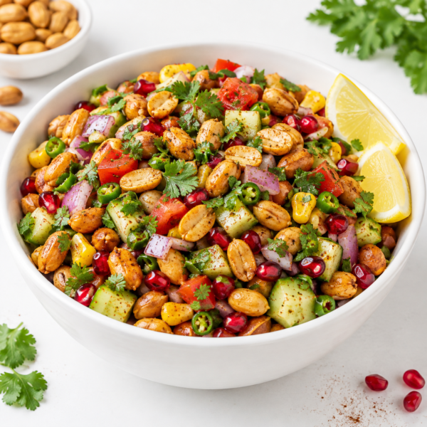 Spicy peanut salad