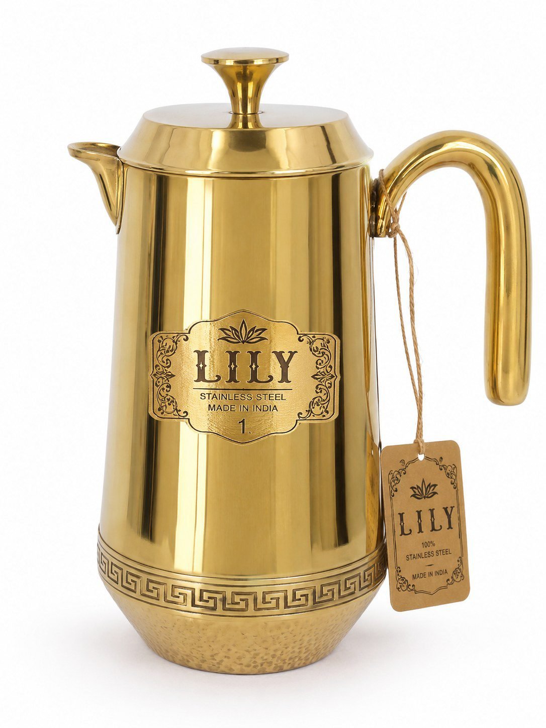 LILY_product_under_1MB Brass water pitcher ( JUG) - Image 1