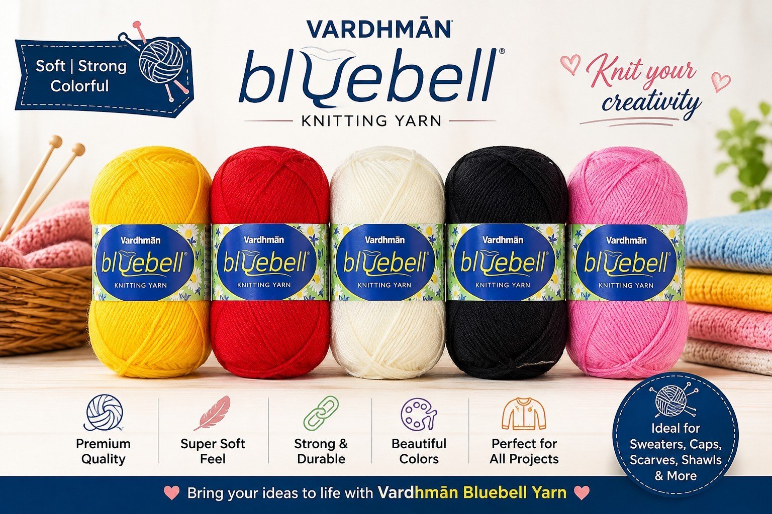 Vardhman_Bluebell_Yarn_under_1MB Yarn - Image 1