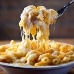 Mozzarella cheese macaroni
