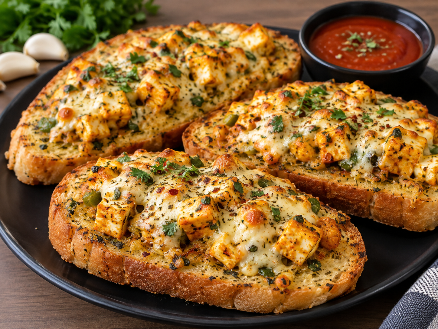 file_00000000214c821194a263b01c64cd34 Paneer garlic bread - Image 1