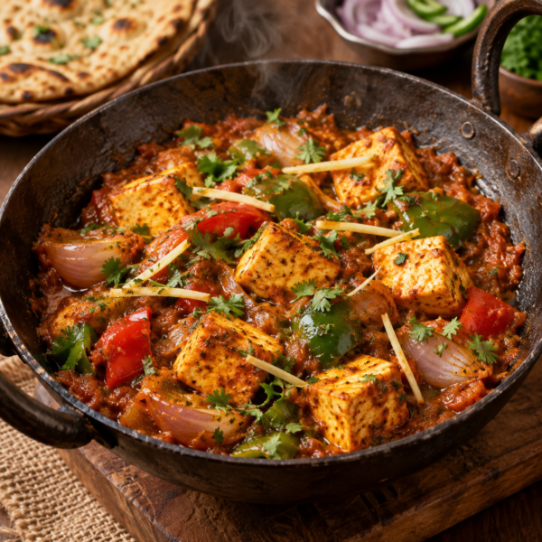 Karahi paneer