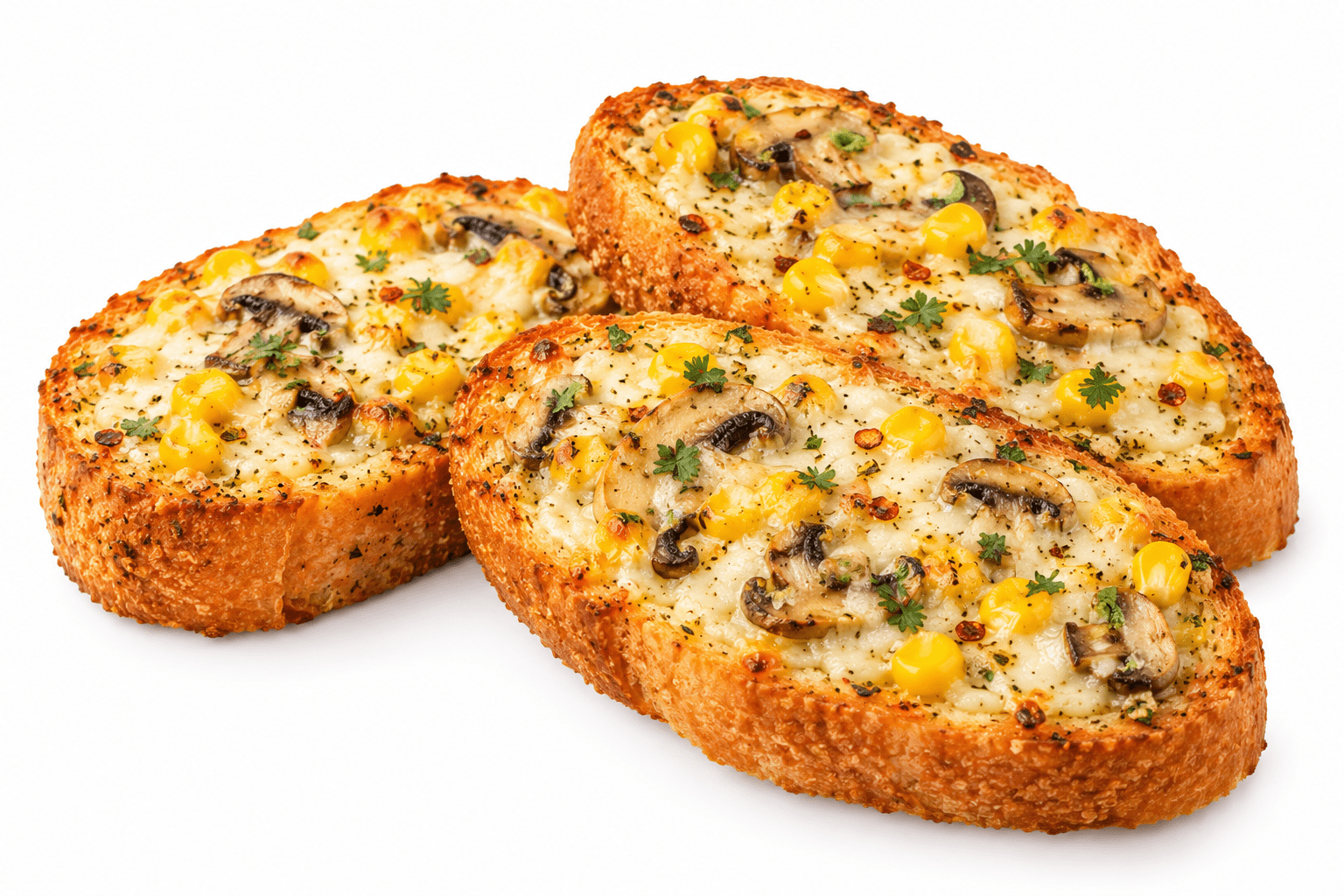 file_00000000d2c4821180396a8e556ab711 Garlic Bread, (Corn and Mushroom) - Image 1