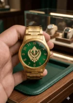 HMT Limited Edition Gold-Tone Khanda Dial Men’s Watch – Silver & Gold Dual Finish - Image 2