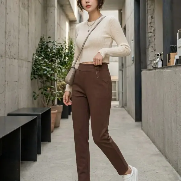 High waist Jagging Korean style