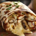 Mushroom cheese wrap