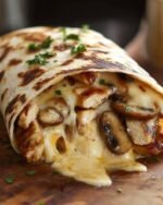 Mushroom cheese wrap