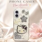 Iphone 16 cute 3D kitty case back cover