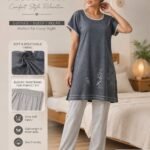 Cotton Night suit [long]