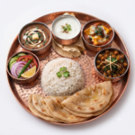 RICE WITH PARANTHA THALI