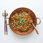 VEG CHOWMEIN IN SCHEZWAN SOUCE