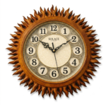 Solar Sun look Wall Clock