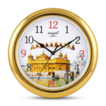 Golden Temple and Gurus Wall Clock