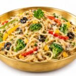 VEG. SPAGHETTIS IN GARLIC SOUCE
